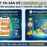Nhượng lại hệ thống 2 Website đ&atilde; c&oacute; sẵn Traffic v&agrave; T&iacute;ch hợp AI tự động vận h&agrave;nh, 1. Website: anvatngontanphu.com (Ng&aacute;ch Ẩm thực & Local SEO), 2. Website: 365ngaytietkiem.com (Ng&aacute;ch T&agrave;i ch&iacute;nh c&aacute; nh&acirc;n), Gi&aacute;: IB TRỰC TIẾP, SĐT: 039296888