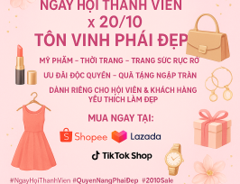 🌸 NGÀY HỘI THÀNH VIÊN x 20/10 – TÔN VINH PHÁI ĐẸP 🌸 💎✨ CÙNG PNJ x LINLY STORE x HUFUHOLIC – BỘ BA THƯƠNG HIỆU HOT NHẤT SHOPEE HỘI TỤ! ✨💎 🌟 VÀ ĐẶC BIỆT DÀNH RIÊNG CHO TÍN ĐỒ GIA DỤNG THANH VÂN KITCHEN !