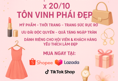 🌸 NG&Agrave;Y HỘI TH&Agrave;NH VI&Ecirc;N x 20/10 &ndash; T&Ocirc;N VINH PH&Aacute;I ĐẸP 🌸 💎✨ C&Ugrave;NG PNJ x LINLY STORE x HUFUHOLIC &ndash; BỘ BA THƯƠNG HIỆU HOT NHẤT SHOPEE HỘI TỤ! ✨💎 🌟 V&Agrave; ĐẶC BIỆT D&Agrave;NH RI&Ecirc;NG CHO T&Iacute;N ĐỒ GIA DỤNG THANH V&Acirc;N KITCHEN !