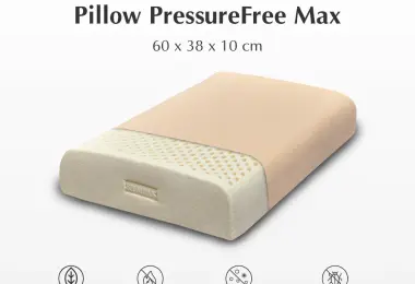 Gối cao su thiên nhiên Kymdan Pillow PressureFree Max chính hãng