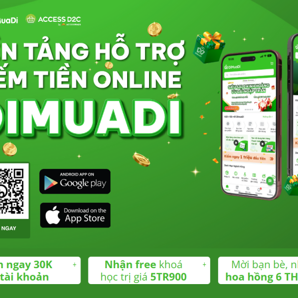 🚀 KIẾM TIỀN ONLINE CỰC DỄ - CỰC NHANH CÙNG DIMUADI 🚀