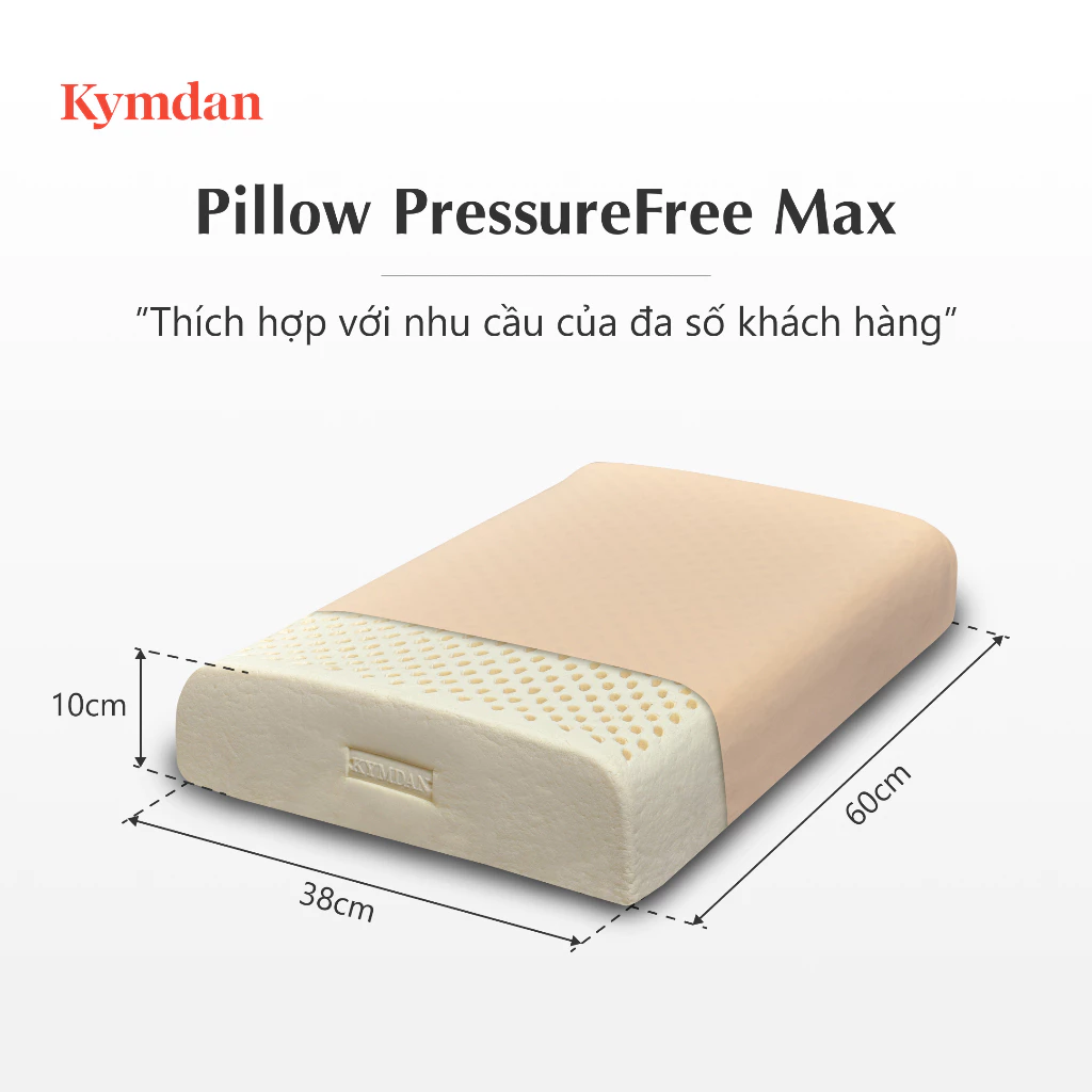 Gối cao su thiên nhiên Kymdan